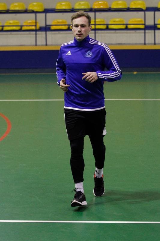 Football. Ruch Chorzow. Training. 07.01.2016