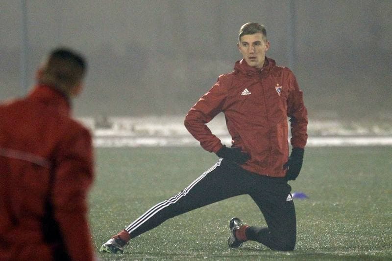 Football. Gornik Zabrze. Training. 12.11.2013