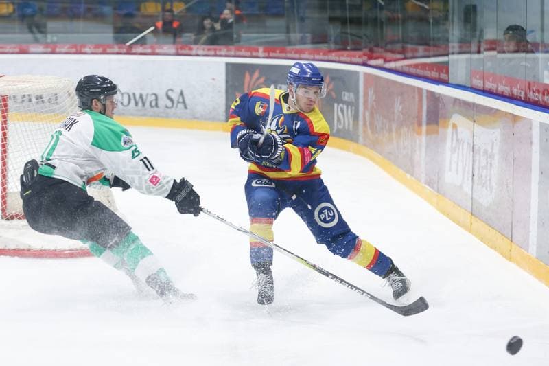 Ice Hockey. Tauron Hokej Liga. JKH GKS Jastrzebie - PZU Podhale Nowy Targ. 07.01.2024
