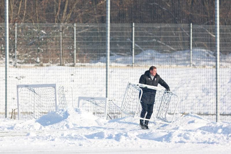 Football. Gornik Zabrze. Training. 10.01.2024