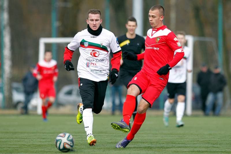 Football. Sparing. Zaglebie Sosnowiec - GKS Tychy. 27.01.2016