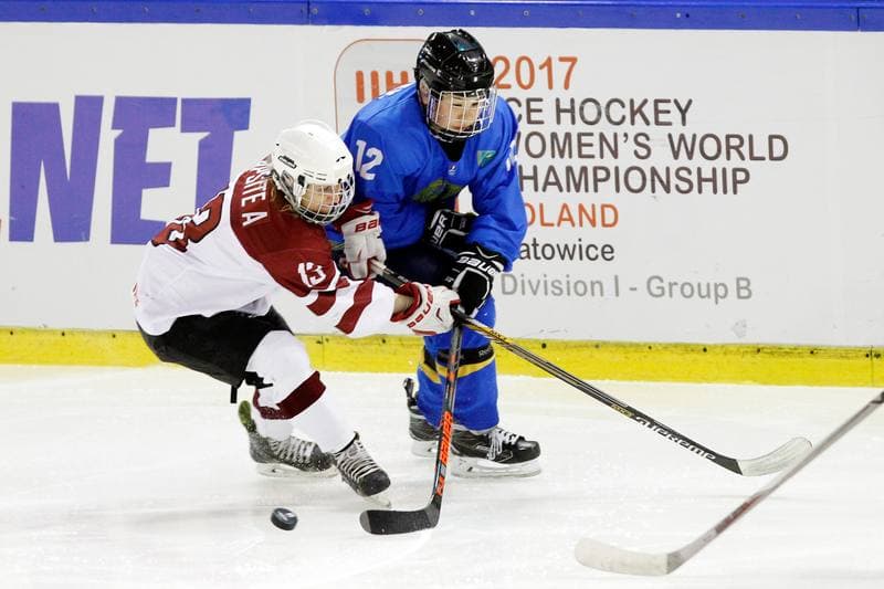 Ice Hockey. Women's World Championship. Latvia - Kazakhstan. 11.04.2017