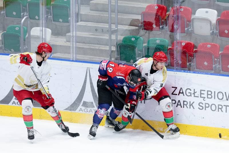 Ice Hockey. Tauron Hokej Liga. Zaglebie Sosnowiec - KH Energa Torun. 12.01.2024