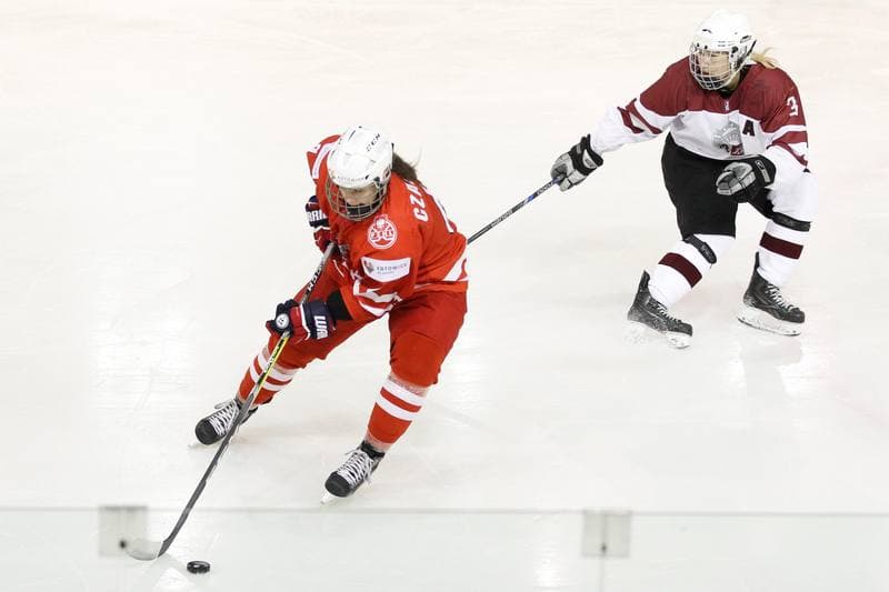 Ice Hockey. Women's World Championship. Latvia - Poland. 12.04.2017