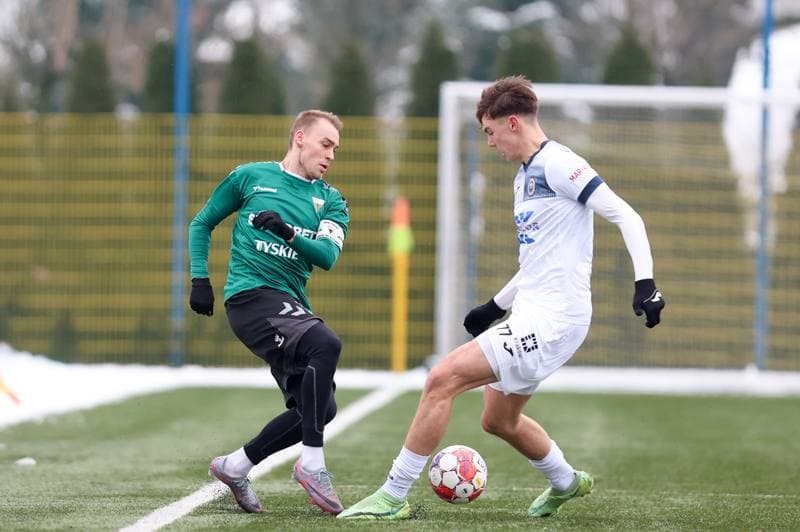 Football. Sparing. GKS Tychy - Hutnik Krakow. 13.01.2024