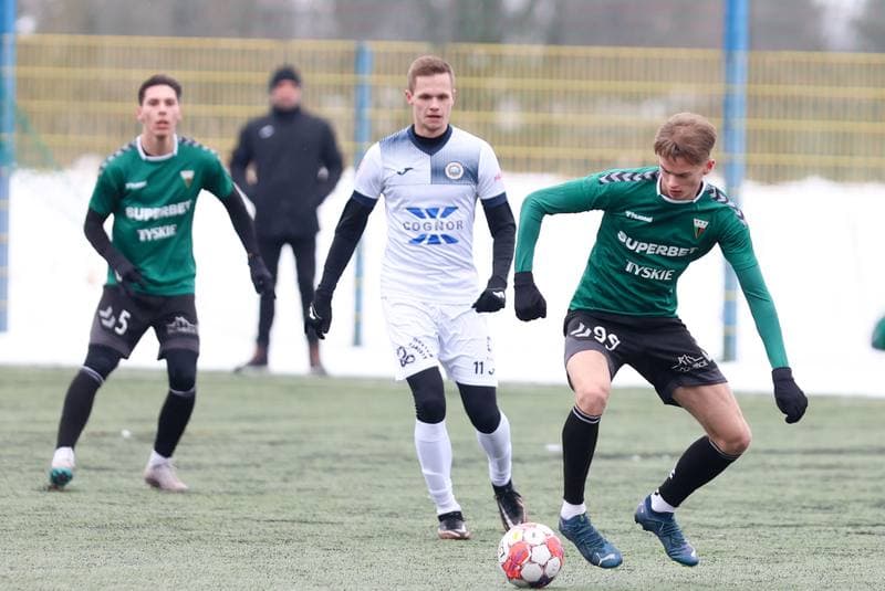 Football. Sparing. GKS Tychy - Hutnik Krakow. 13.01.2024