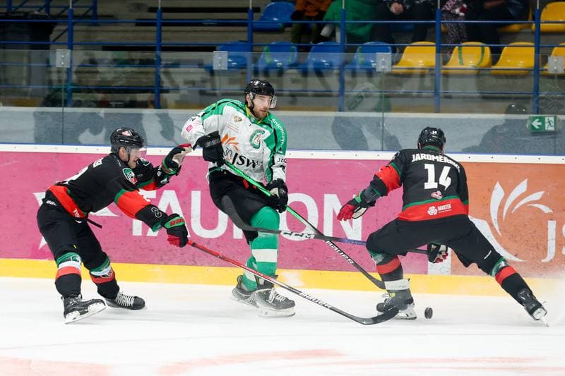Ice Hockey. Tauron Hokej Liga. JKH GKS Jastrzebie - GKS Tychy. 14.01.2024