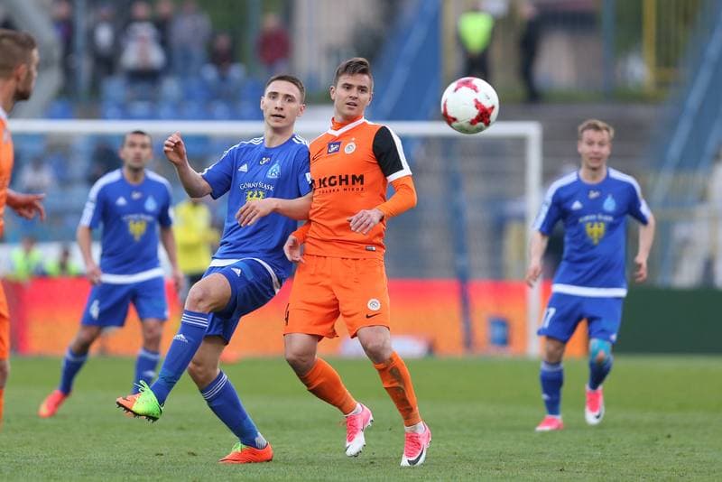 Football. Lotto Ekstraklasa. Ruch Chorzow - Zaglebie Lubin. 05.05.2017