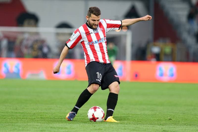 Football. Lotto Ekstraklasa. Cracovia Krakow - Arka Gdynia. 08.05.2017