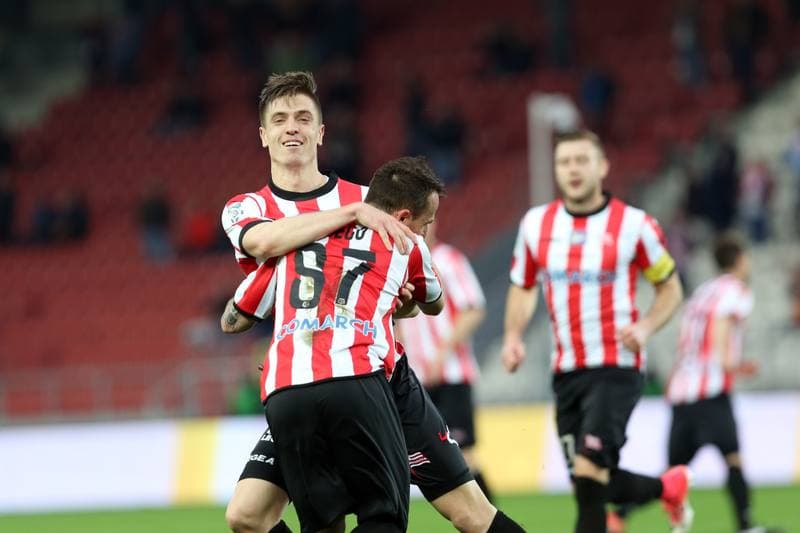 Football. Lotto Ekstraklasa. Cracovia Krakow - Arka Gdynia. 08.05.2017