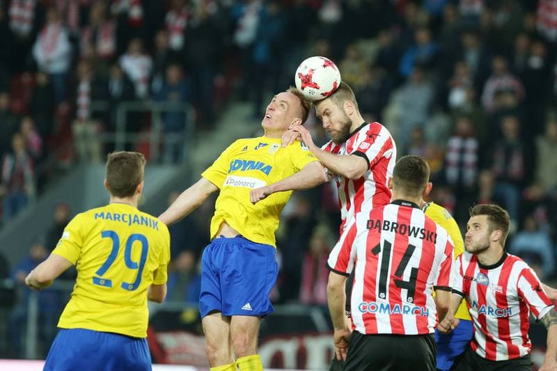Football. Lotto Ekstraklasa. Cracovia Krakow - Arka Gdynia. 08.05.2017