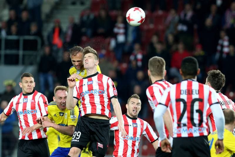 Football. Lotto Ekstraklasa. Cracovia Krakow - Arka Gdynia. 08.05.2017