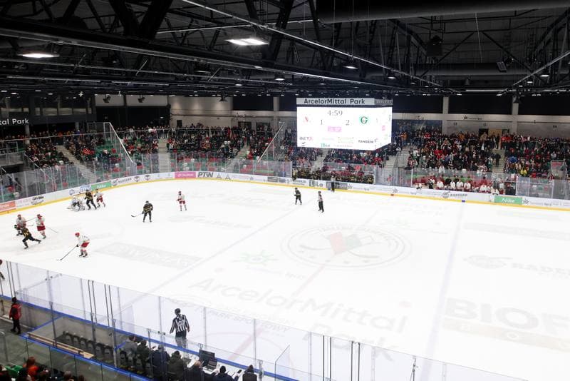 Ice Hockey. Tauron Hokej Liga. Zaglebie Sosnowiec - GKS Katowice. 21.01.2024