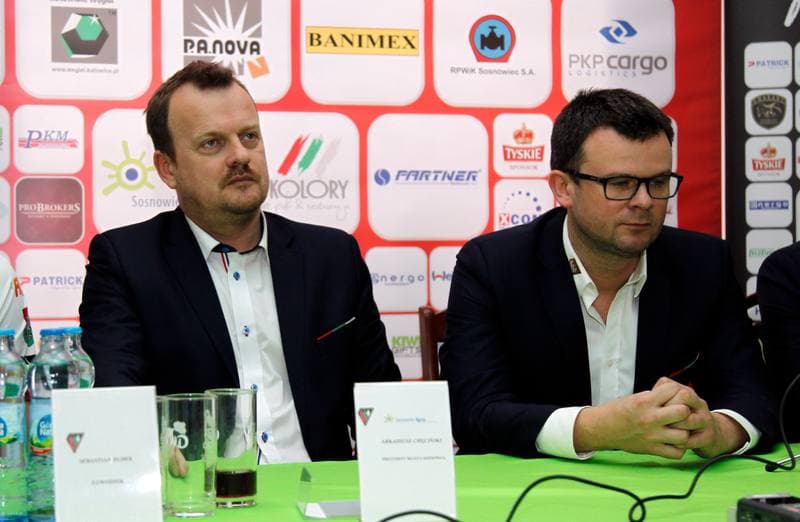 Football. Zaglebie Sosnowiec. Press Conference. 02.03.2016