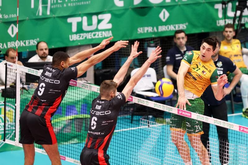 Volleyball. PlusLiga. Aluron CMC Warta Zawiercie - Asseco Resovia Rzeszow. 25.01.2024