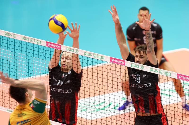 Volleyball. PlusLiga. Aluron CMC Warta Zawiercie - Asseco Resovia Rzeszow. 25.01.2024