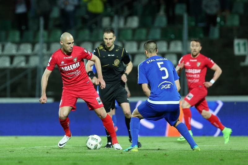 Football. Nice I Liga. Zaglebie Sosnowiec - Stal Mielec. 21.05.2017