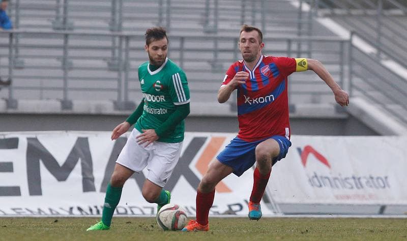 Football. II Liga. Radomiak Radom - Rakow Czestochowa. 05.03.2016