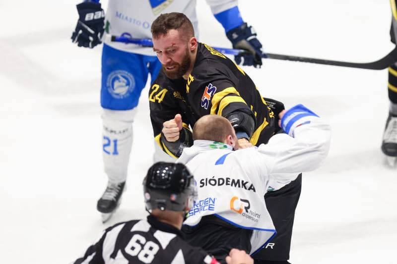 Ice Hockey. Tauron Hokej Liga. Re-Plast Unia Oswiecim - GKS Katowice. 01.02.2024