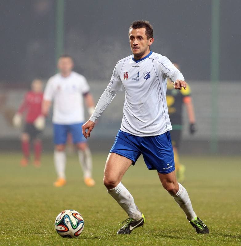 Football. I Liga. MKS Kluczbork - GKS Katowice. 12.03.2016