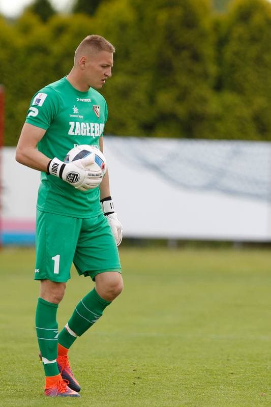 Football. Sparing. Zaglebie Sosnowiec - Karpaty Lwow. 01.07.2017