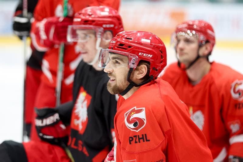 Ice Hockey. Poland national team. Training. 03.02.2024