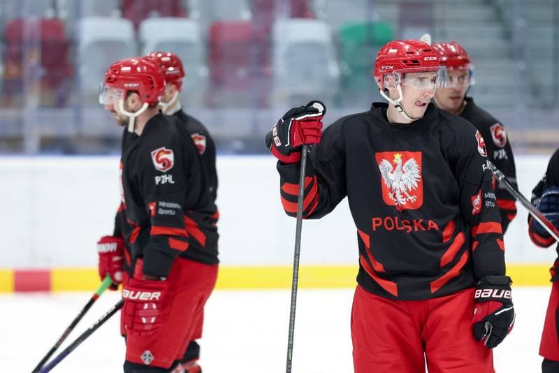 Ice Hockey. Poland national team. Training. 03.02.2024