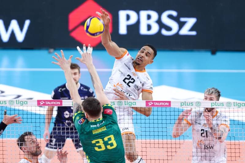 Volleyball. PlusLiga. Jastrzebski Wegiel - GKS Katowice. 03.02.2024