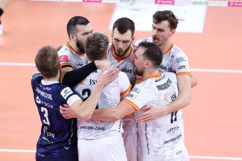 Volleyball. PlusLiga. Jastrzebski Wegiel - GKS Katowice. 03.02.2024