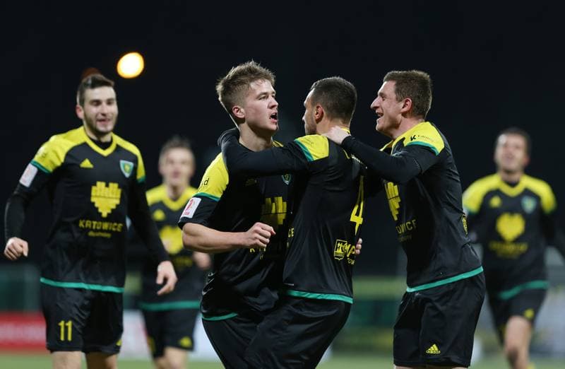 Football. I Liga. GKS Katowice - Pogon Siedlce. 19.03.2016