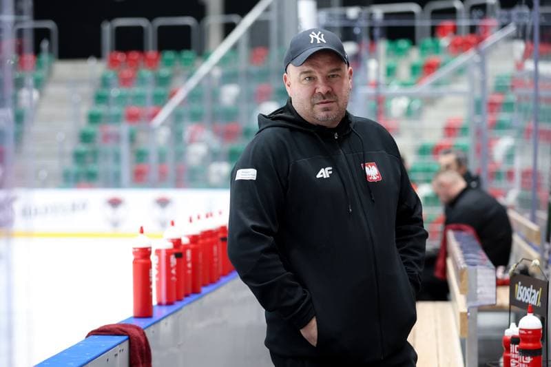 Ice Hockey. Poland national team. Training. 04.02.2024