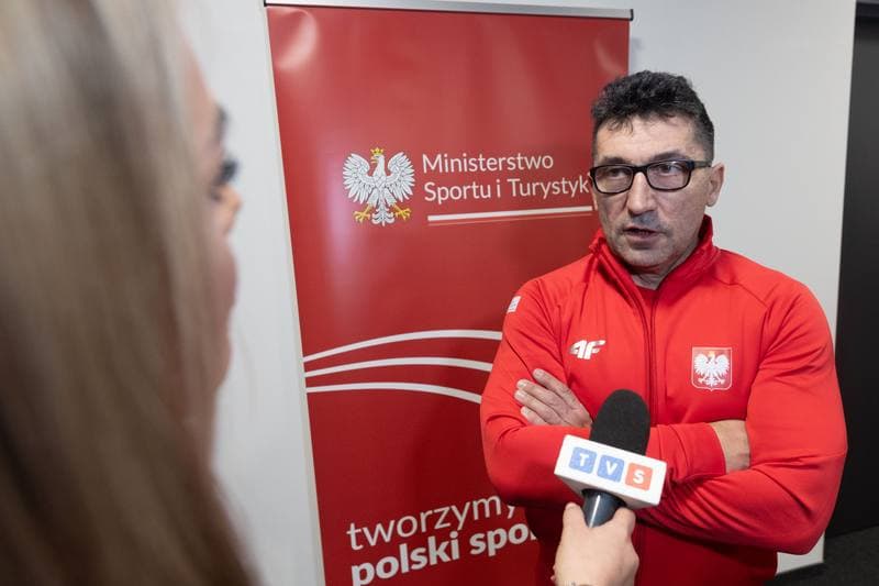 Ice Hockey. Poland national team. Press Conference. 06.02.2024
