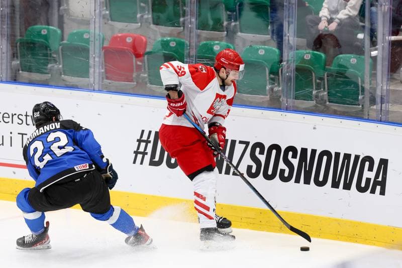 Ice Hockey. Olympic Qualification. Poland - Estonia. 08.02.2024
