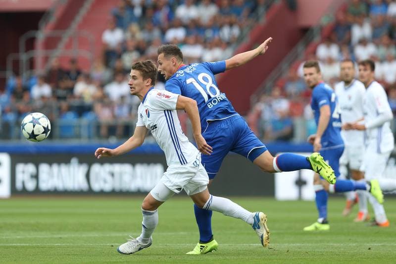 Football. HET Liga. Banik Ostrava - Slavia Prague. 06.08.2017