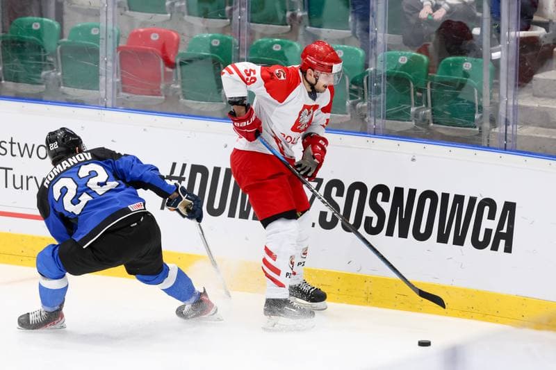 Ice Hockey. Olympic Qualification. Poland - Estonia. 08.02.2024
