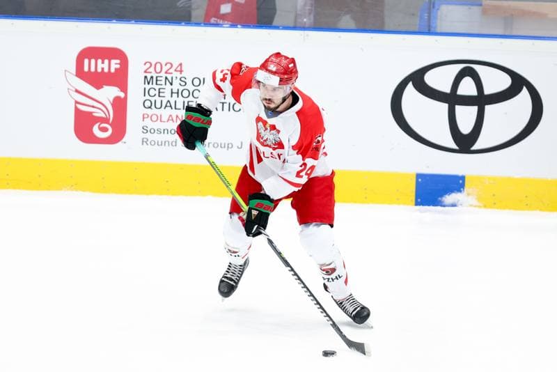 Ice Hockey. Olympic Qualification. Poland - Estonia. 08.02.2024