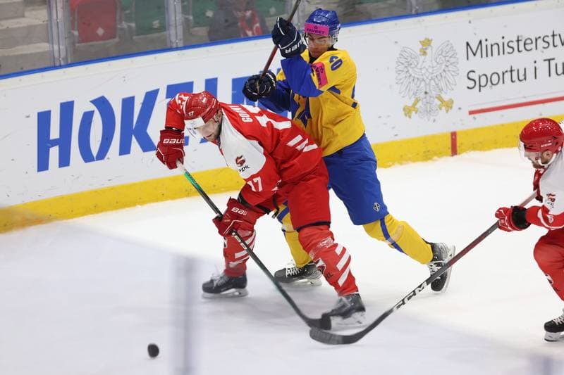Ice Hockey. Olympic Qualification. Poland - Ukraine. 09.02.2024