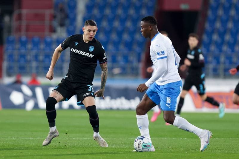 Football. Fortuna:Liga. Banik Ostrava - Viktoria Plzen. 13.02.2024