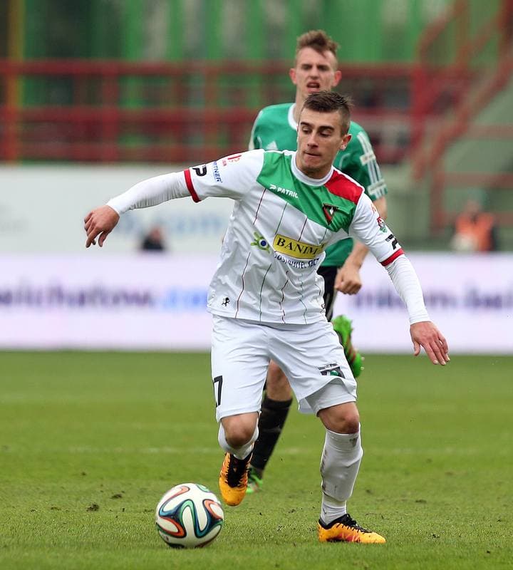 Football. I Liga. GKS Belchatow - Zaglebie Sosnowiec. 10.04.2016