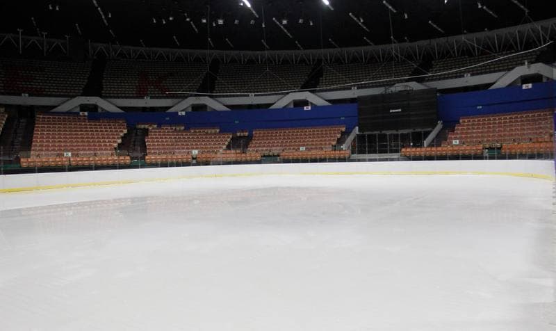 Ice Hockey. Spodek. Construction. 16.04.2016