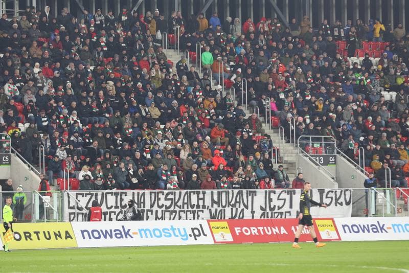 Football. Fortuna I Liga. Zaglebie Sosnowiec - Znicz Pruszkow. 18.02.2024