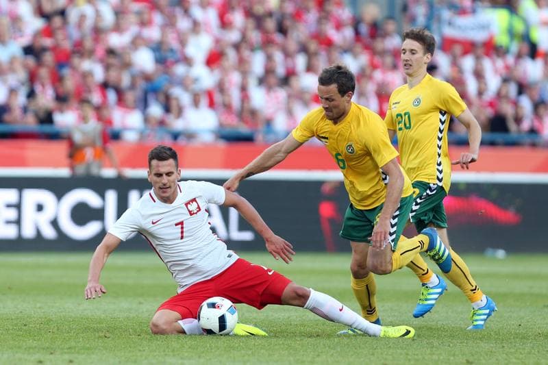 Football. International Friendly. Poland - Lithuania. 06.06.2016