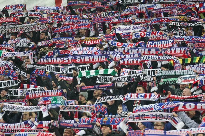 Football. PKO BP Ekstraklasa. Gornik Zabrze - Lech Poznan. 09.03.2024