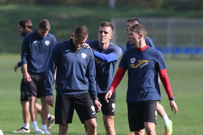 Football. Piast Gliwice. Training. 18.10.2017
