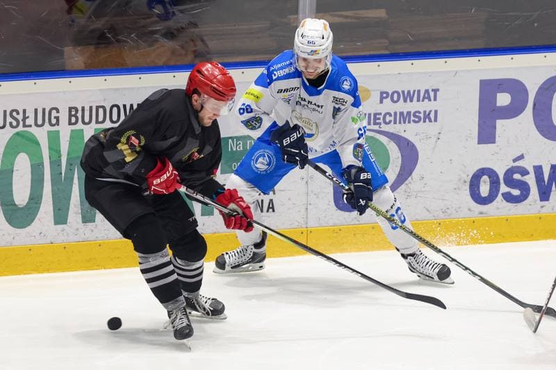 Ice Hockey. Tauron Hokej Liga. Re-Plast Unia Oswiecim - Comarch Cracovia. 14.03.2024