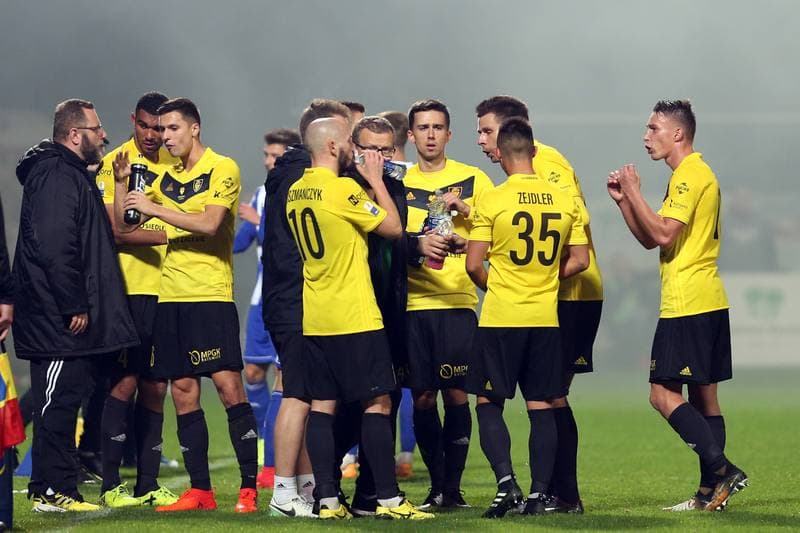 Football. Nice I Liga. GKS Katowice - Ruch Chorzow. 22.10.2017