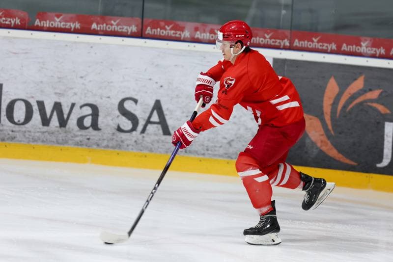 Ice Hockey. Poland national team. Training. 02.04.2024