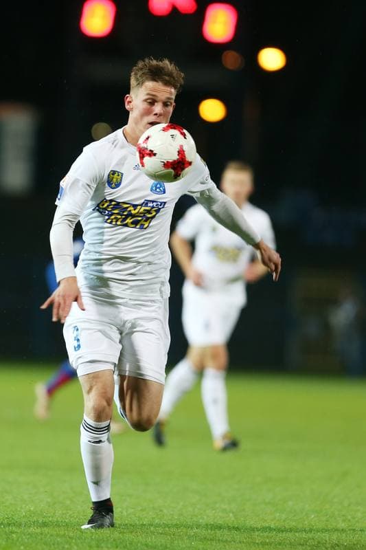 Football. Nice I Liga. Ruch Chorzow - Odra Opole. 29.10.2017