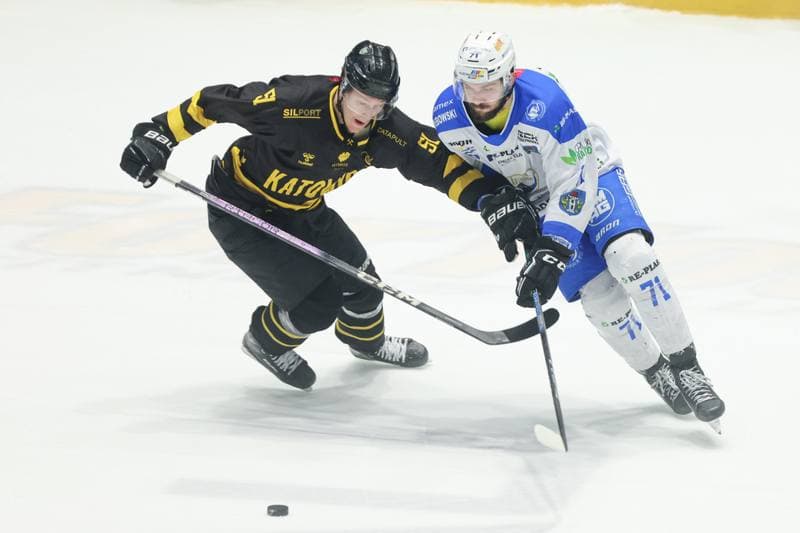 Ice Hockey. Tauron Hokej Liga. Re-Plast Unia Oswiecim - GKS Katowice. 06.04.2024