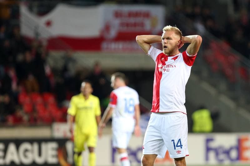 Football. UEFA Europa League. Slavia Prague - Villarreal CF. 02.11.2017